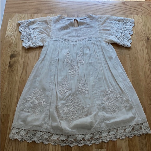 maggie embroidered tunic dress